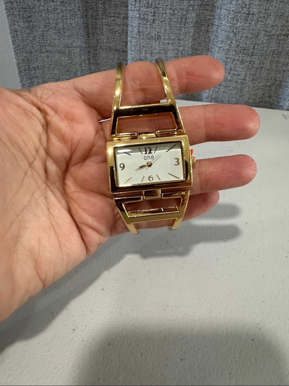 O.n.e Gold-Tone Women's Bracelet Watch